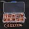 Copper Sealing Washer Set Oil Drain Plug Gasket Copper Crush Washers 2