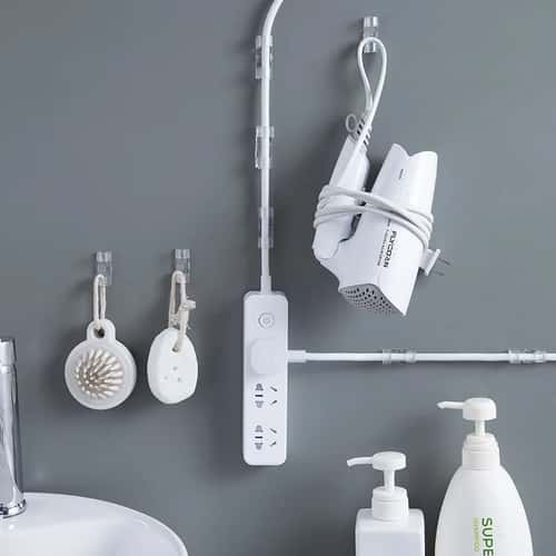 Cable Organizer Clips for Desktop Cable Management USB Cord Holder