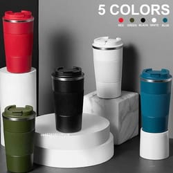 stainless steel insulated travel mug thermal coffee cup for car and daily use