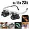 LED Head Mounted Magnifier With Adjustable Lenses For Precision Repair Work 0