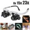 LED Head Mounted Magnifier With Adjustable Lenses For Precision Repair Work 0