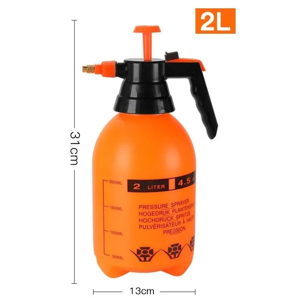 Pressure Spray Bottle Manual Pump Car Wash And Garden Sprayer 3