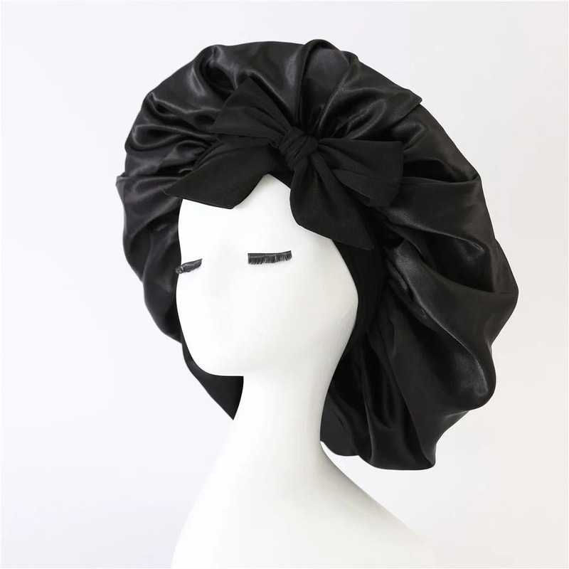Satin Sleep Bonnet Hair Protection Night Cap For Women And Men 1