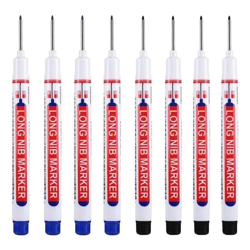 Deep Hole Marker Set Long Nib Permanent Markers For Metal Wood And DIY 17