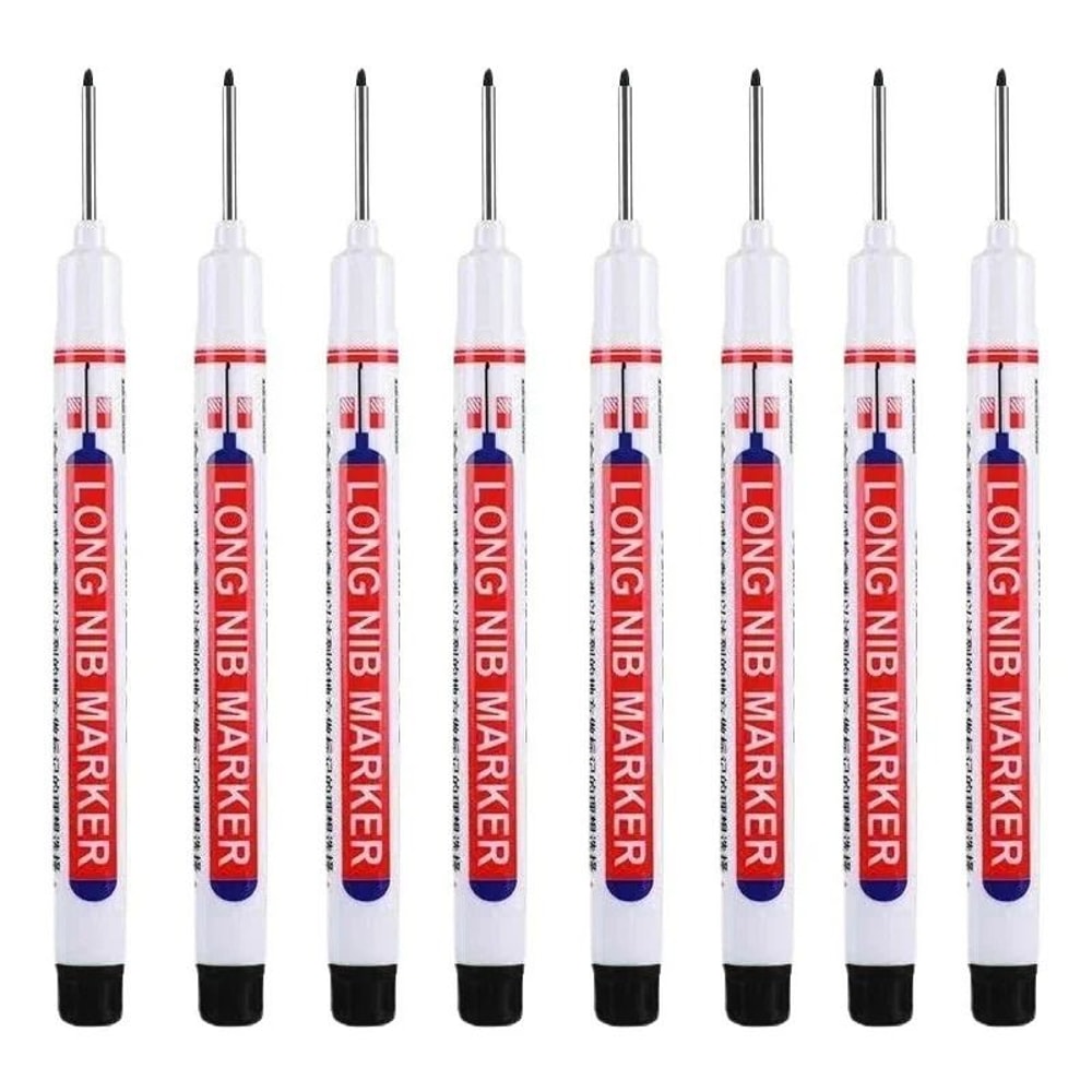 Deep Hole Marker Set Long Nib Permanent Markers For Metal Wood And DIY 1