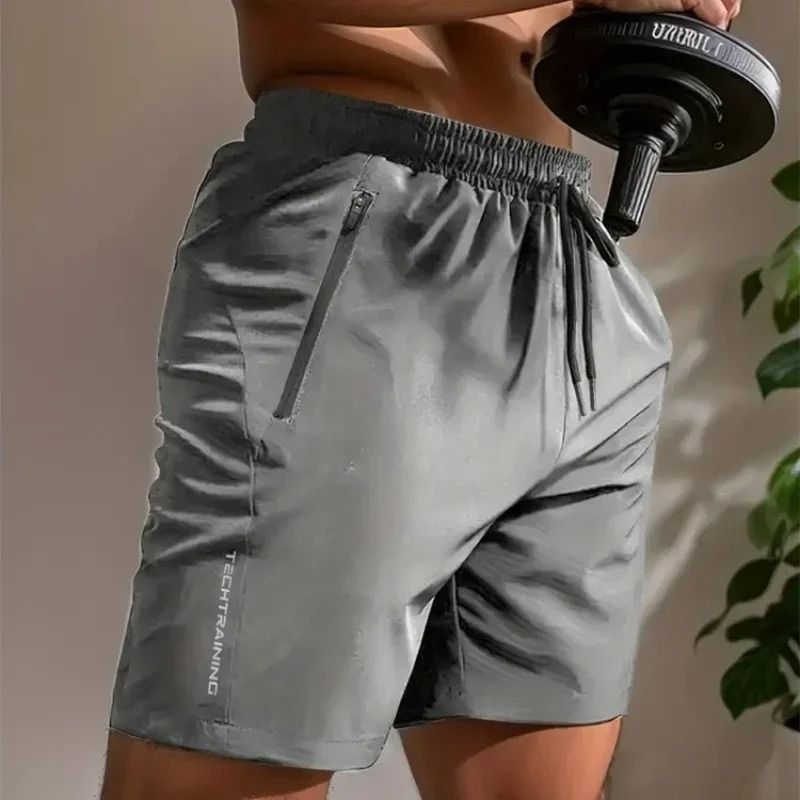 Mens Quick Dry Gym Shorts Breathable Workout Running Fitness Shorts 4