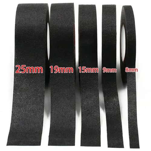 Heat Resistant Fabric Electrical Tape for Auto Wiring Harness and Cable Wrap
