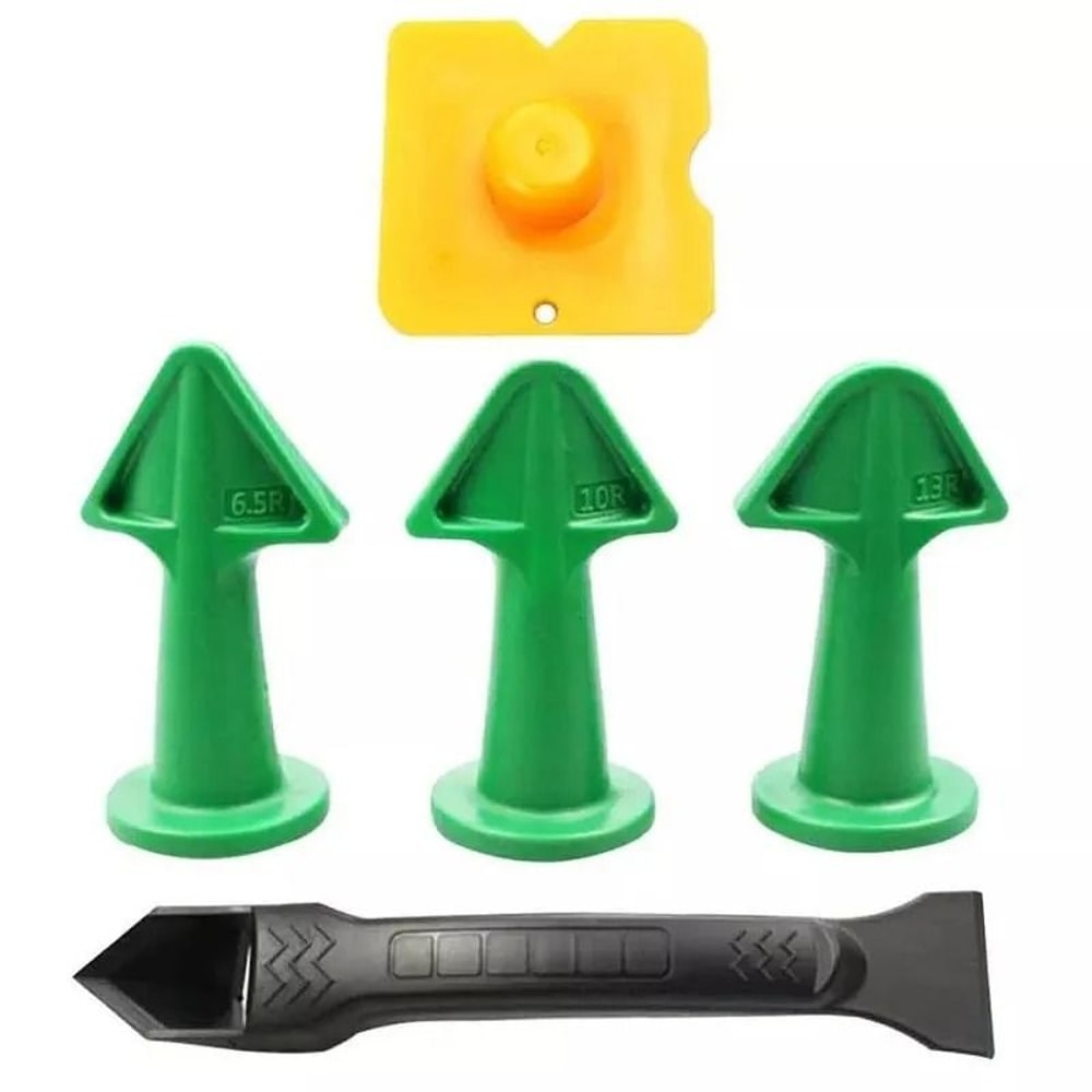 5 Piece Caulking Tool Set Silicone Sealant Finishing And Removal Kit 2