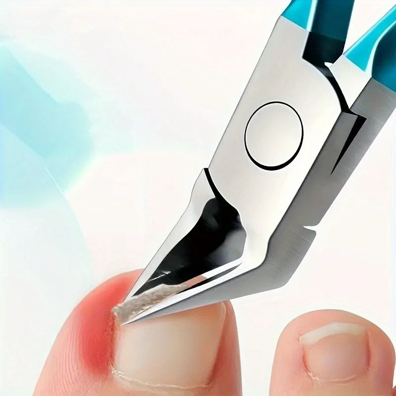 Straight Blade Toenail Clipper For Ingrown And Thick Nails Stainless Steel 2