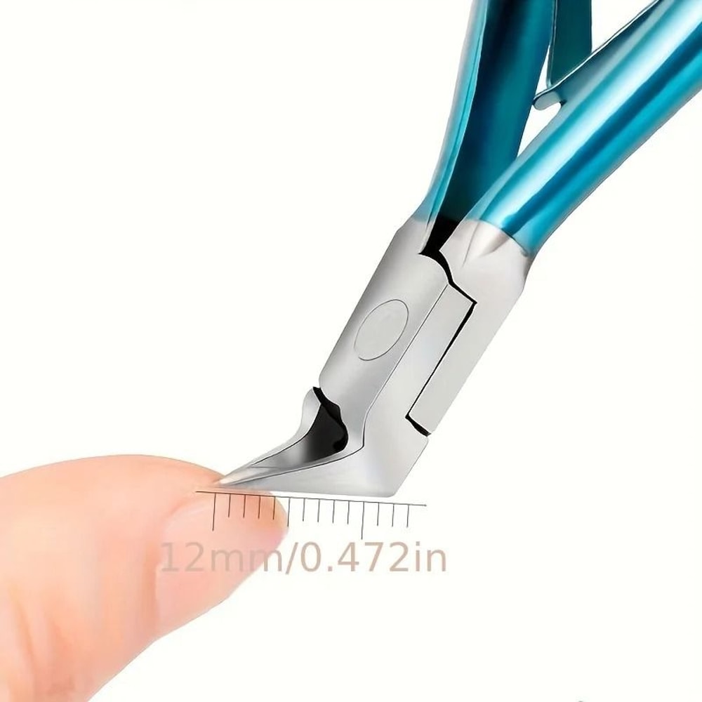 Straight Blade Toenail Clipper For Ingrown And Thick Nails Stainless Steel 4