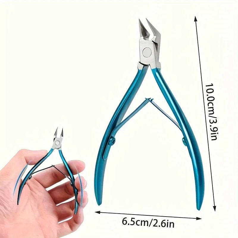 Straight Blade Toenail Clipper For Ingrown And Thick Nails Stainless Steel 5
