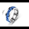 Stainless Steel Anxiety Ring Rotating Gear Chain Spinning Fidget Ring 8