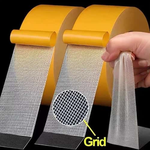 Heavy Duty Double Sided Tape Waterproof Traceless Grid Adhesive