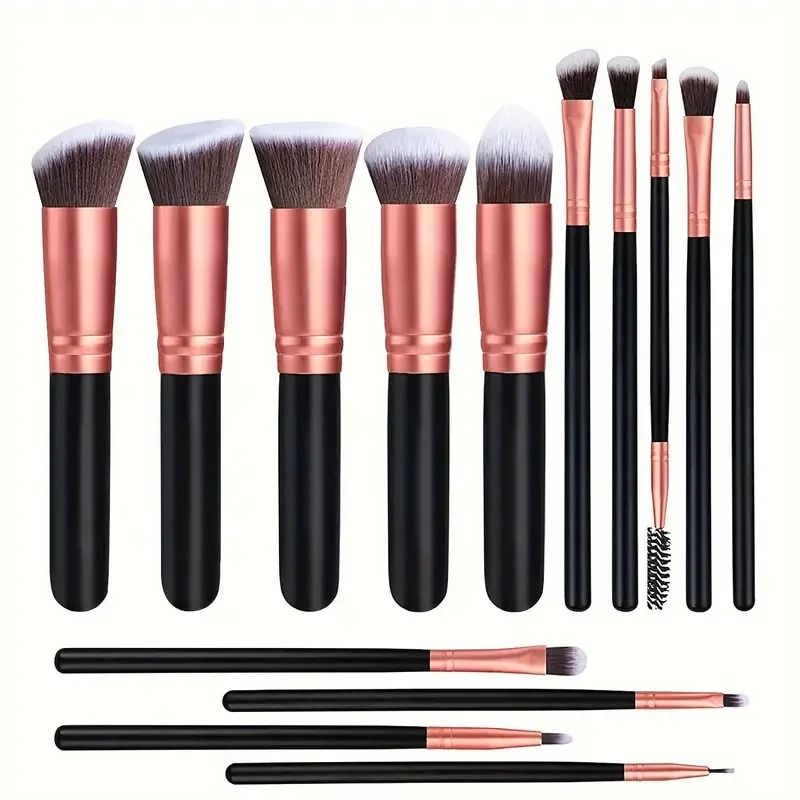 14 Piece Makeup Brush Set Soft Fluffy Foundation Blush Eyeshadow Brushes 3