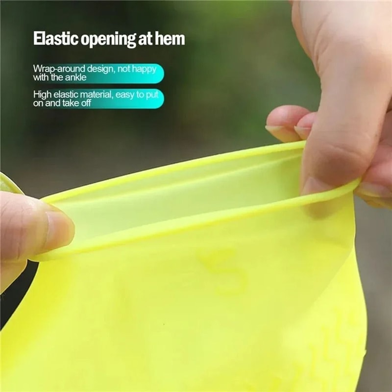 Waterproof Rain Shoe Covers Reusable Shoe Protector For Outdoor Use 5