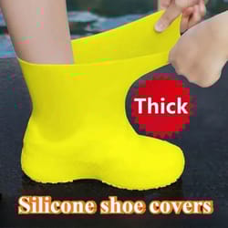 waterproof rain shoe covers reusable shoe protector for outdoor use
