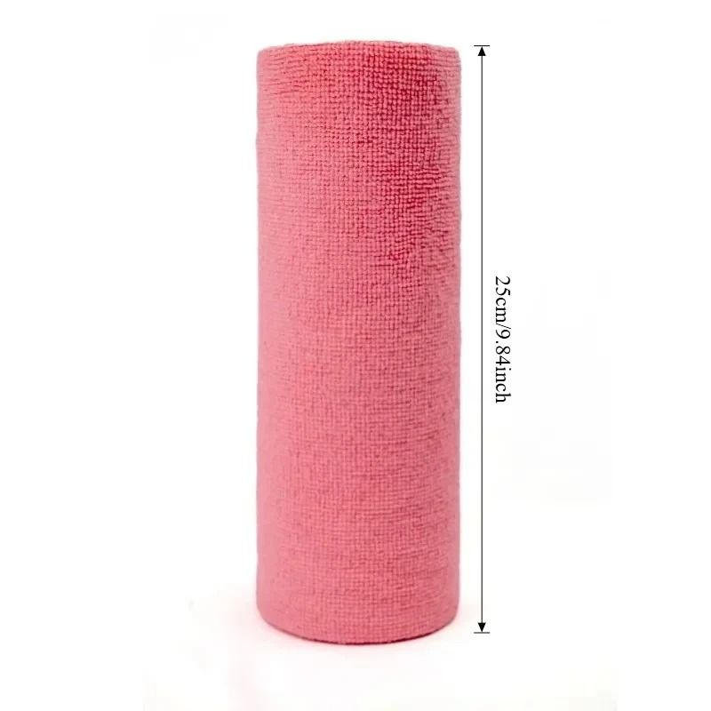 Reusable Microfiber Cleaning Wipe Roll Kitchen Cloth Paper Towel Alternative 10