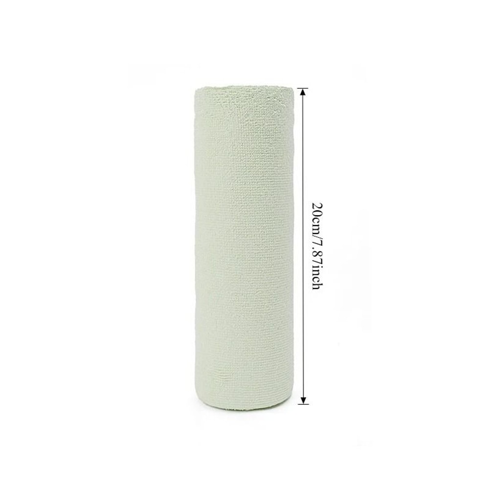 Reusable Microfiber Cleaning Wipe Roll Kitchen Cloth Paper Towel Alternative 3