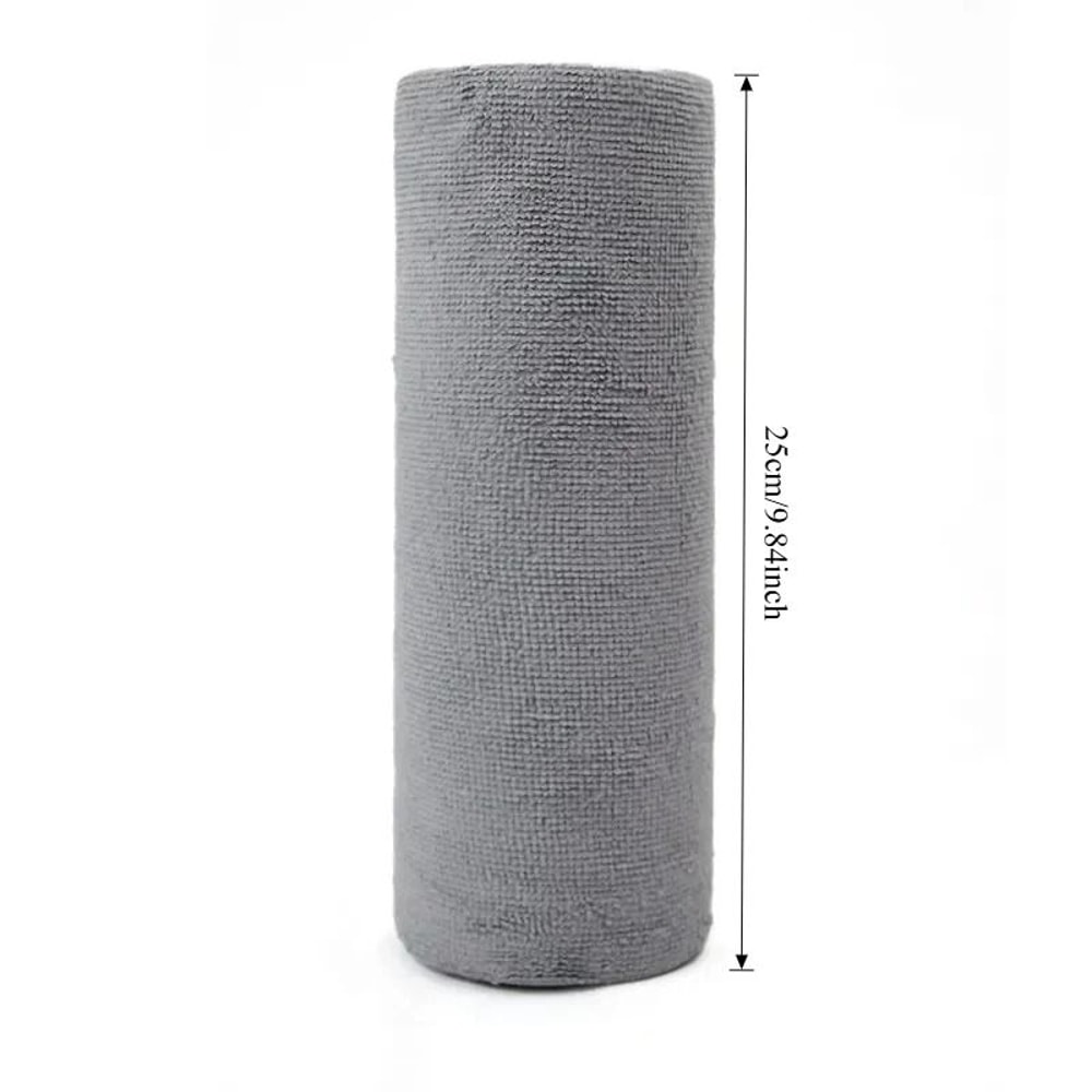 Reusable Microfiber Cleaning Wipe Roll Kitchen Cloth Paper Towel Alternative 8