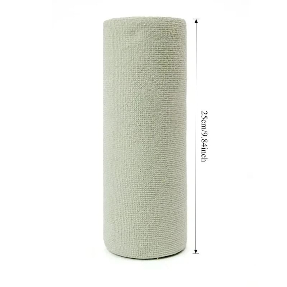 Reusable Microfiber Cleaning Wipe Roll Kitchen Cloth Paper Towel Alternative 7