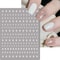 3D Nail Art Stickers Love Heart Star Cloud French Tip Nail Decals 3