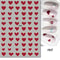 3D Nail Art Stickers Love Heart Star Cloud French Tip Nail Decals 21