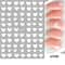 3D Nail Art Stickers Love Heart Star Cloud French Tip Nail Decals 22