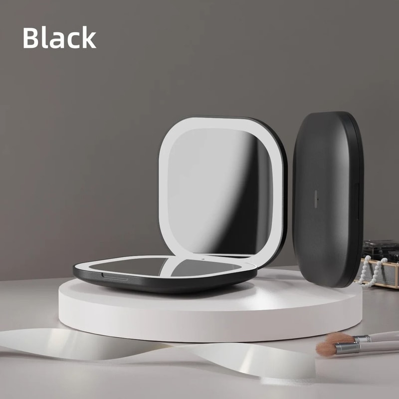 Double Sided LED Makeup Mirror With 3x Magnification USB Rechargeable 2
