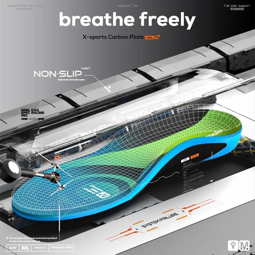 Carbon Plate Basketball Insoles With Strong Arch Support And Rebound Cushioning 6