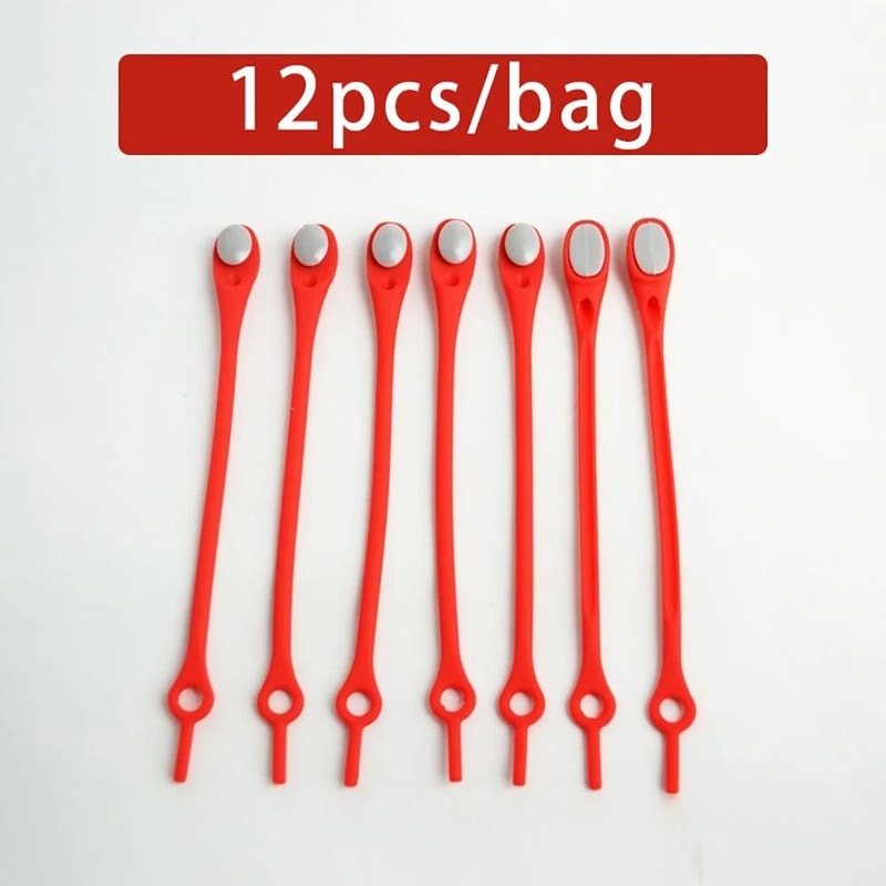 No Tie Silicone Shoelaces Elastic Stretch Laces For Sneakers Adults And Kids 8