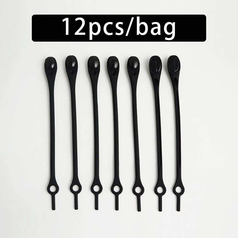 No Tie Silicone Shoelaces Elastic Stretch Laces For Sneakers Adults And Kids 2