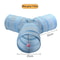 Foldable Cat Play Tunnel Breathable Indoor Cat Toy Tube 9