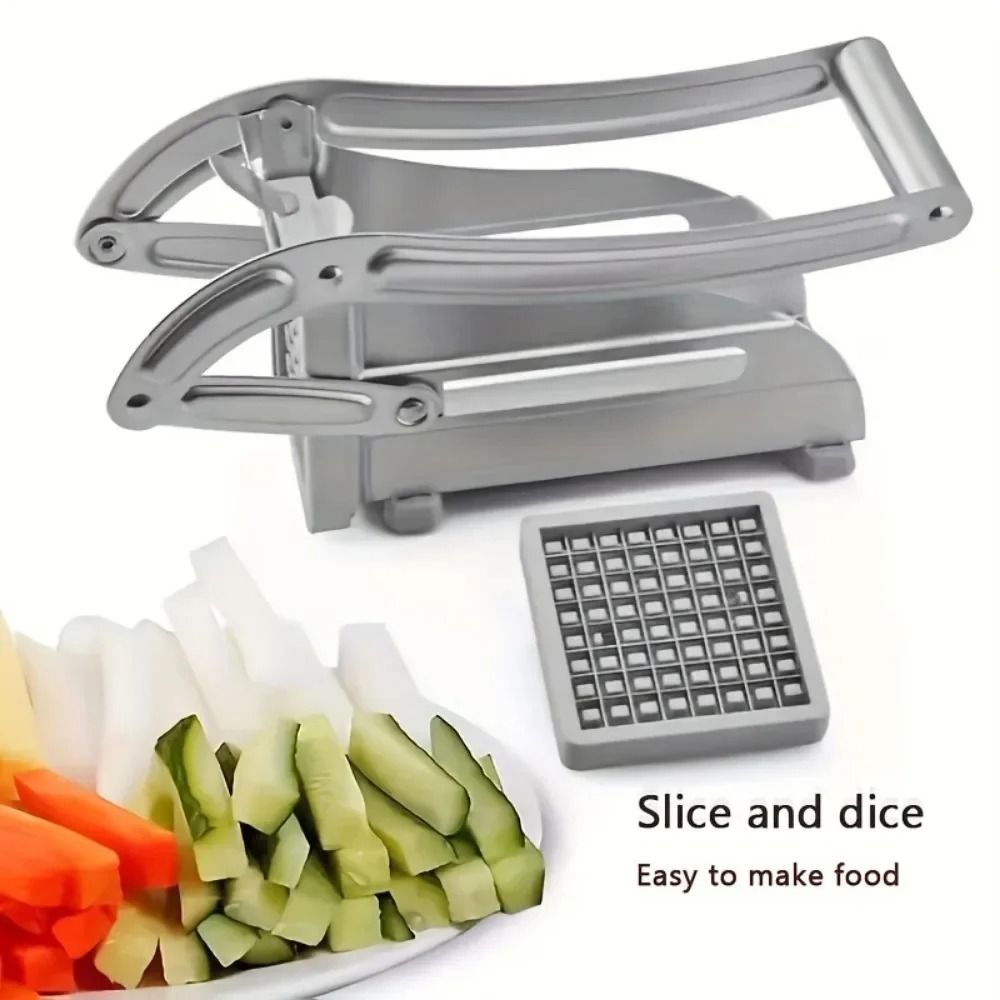 Stainless Steel 4 In 1 Manual Potato Cutter And French Fry Slicer 4