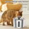 Stainless Steel Cat Water Fountain 25L Automatic Pet Drinking Fountain For Cats And Dogs 5