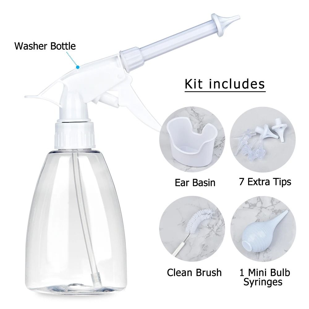 300ml Ear Wax Removal Tool Portable Ear Irrigation System With Spray Bottle For Adults And Kids 6