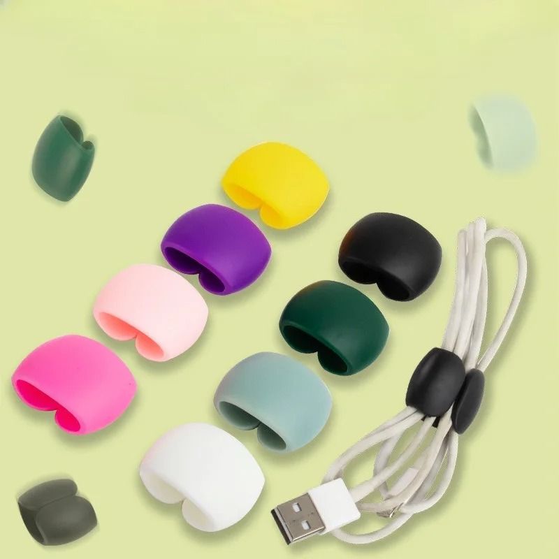 30pcs Cable Holder Clips Data Cable Organizer Charging And Headphone Cable Storage Set 3