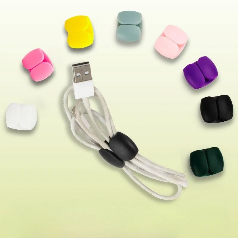 30pcs Cable Holder Clips Data Cable Organizer Charging And Headphone Cable Storage Set 5