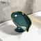 Oval Soap Dish With Drainage Holes Plastic Bathroom Soap Holder Organizer 3