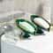 Oval Soap Dish With Drainage Holes Plastic Bathroom Soap Holder Organizer 6