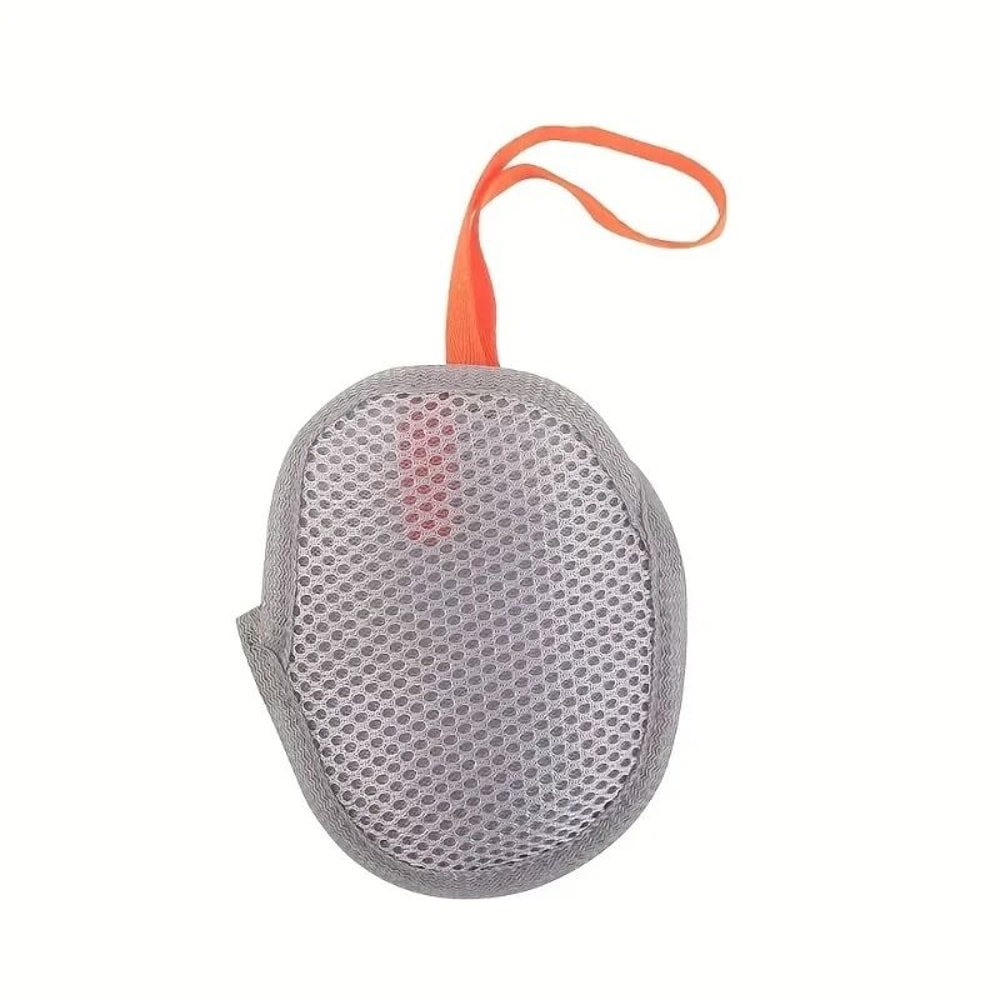 Soap Foaming Net Exfoliating Soap Saver Pouch Mesh Soap Bag With Drawstring 4
