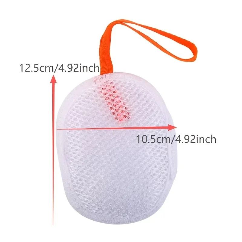 Soap Foaming Net Exfoliating Soap Saver Pouch Mesh Soap Bag With Drawstring 3