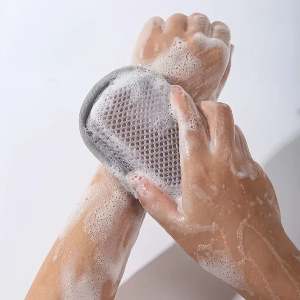 Soap Foaming Net Exfoliating Soap Saver Pouch Mesh Soap Bag With Drawstring 6