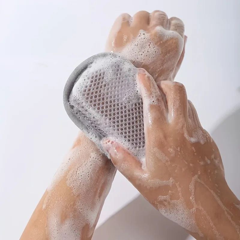 Soap Foaming Net Exfoliating Soap Saver Pouch Mesh Soap Bag With Drawstring 6