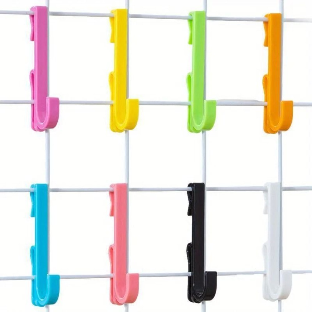 Nail Free Plastic Display Hooks Reusable Wall Hooks For Keys Crafts And Retail Display 0
