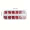 French Style Nail Art Accessories Mini Wine Red Bow DIY Nail Decorations 2