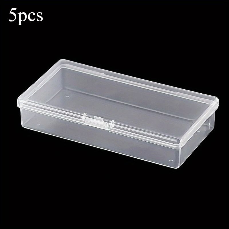 Clear Plastic Storage Boxes Stackable Organizer Containers With Snap Close Lids 1