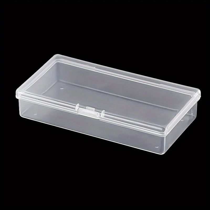 Clear Plastic Storage Boxes Stackable Organizer Containers With Snap Close Lids 0