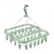 32 Clip Folding Drying Hanger Windproof Socks And Clothes Clip Organizer 1