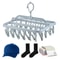 32 Clip Folding Drying Hanger Windproof Socks And Clothes Clip Organizer 0
