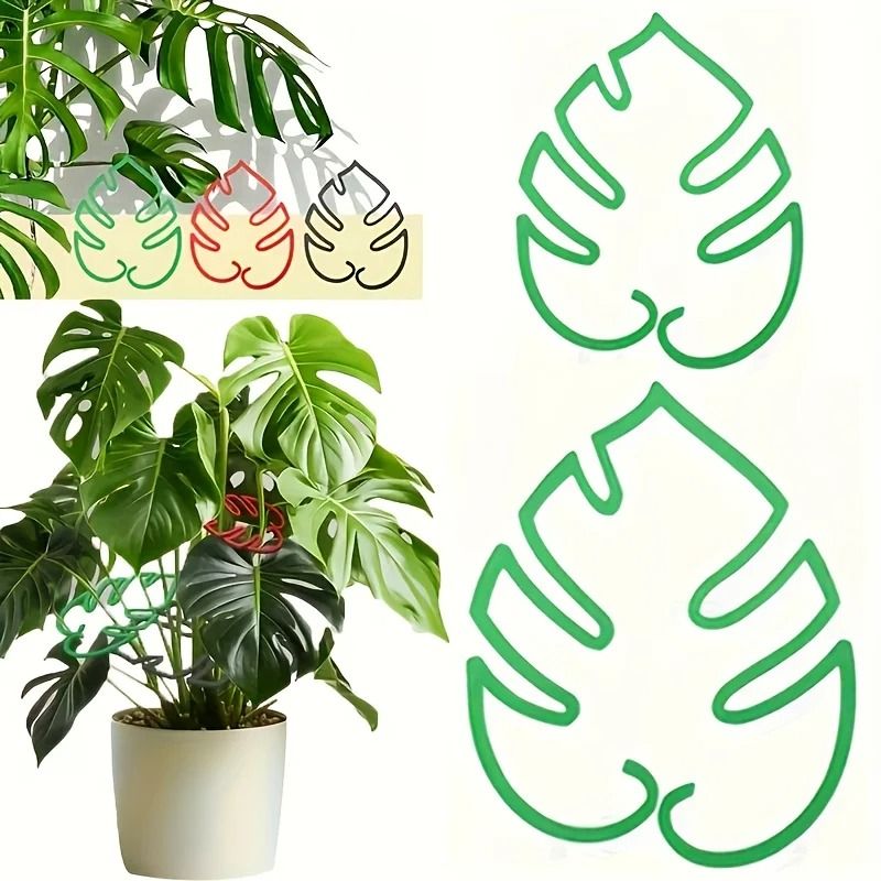 Green Turtle Back Plant Support Stakes Plastic Vertical Climbing Plant Support For Indoor And Outdo 0